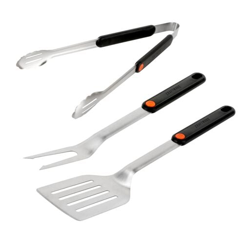 Deluxe 3-Piece Tool Set - Spatula/Fork/Tong