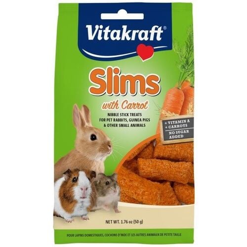 Pet Rabbit Slims with Carrot Nibble Stick Treat