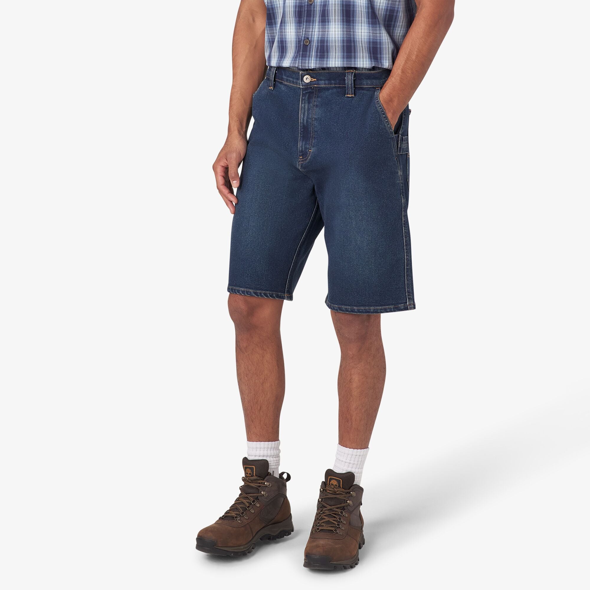 Mens 11" Denim Utility Shorts