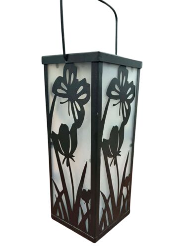 11" Solar Butterfly Lantern