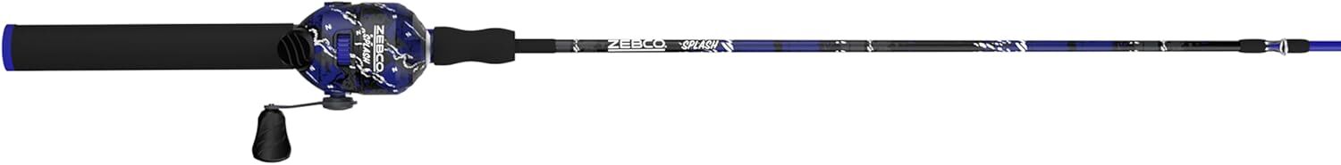 Zebco 6' Splash SpinCast Combo in Blue