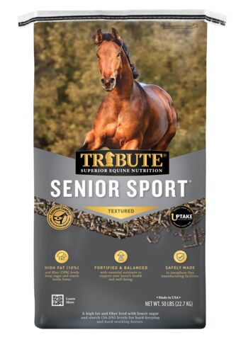 Senior Sport Textured Low NSC, High Fat, High Fiber Horse Feed - 50 lb
