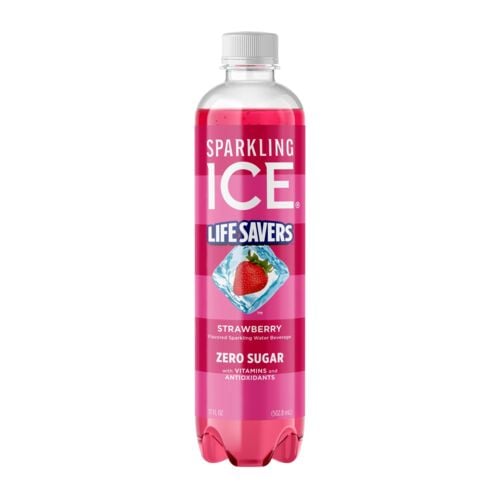 Life Savers Strawberry Sparkling Water - 17 oz