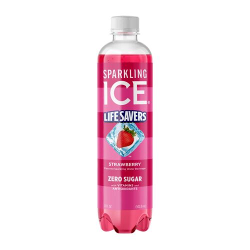 Life Savers Strawberry Sparkling Water - 17 oz