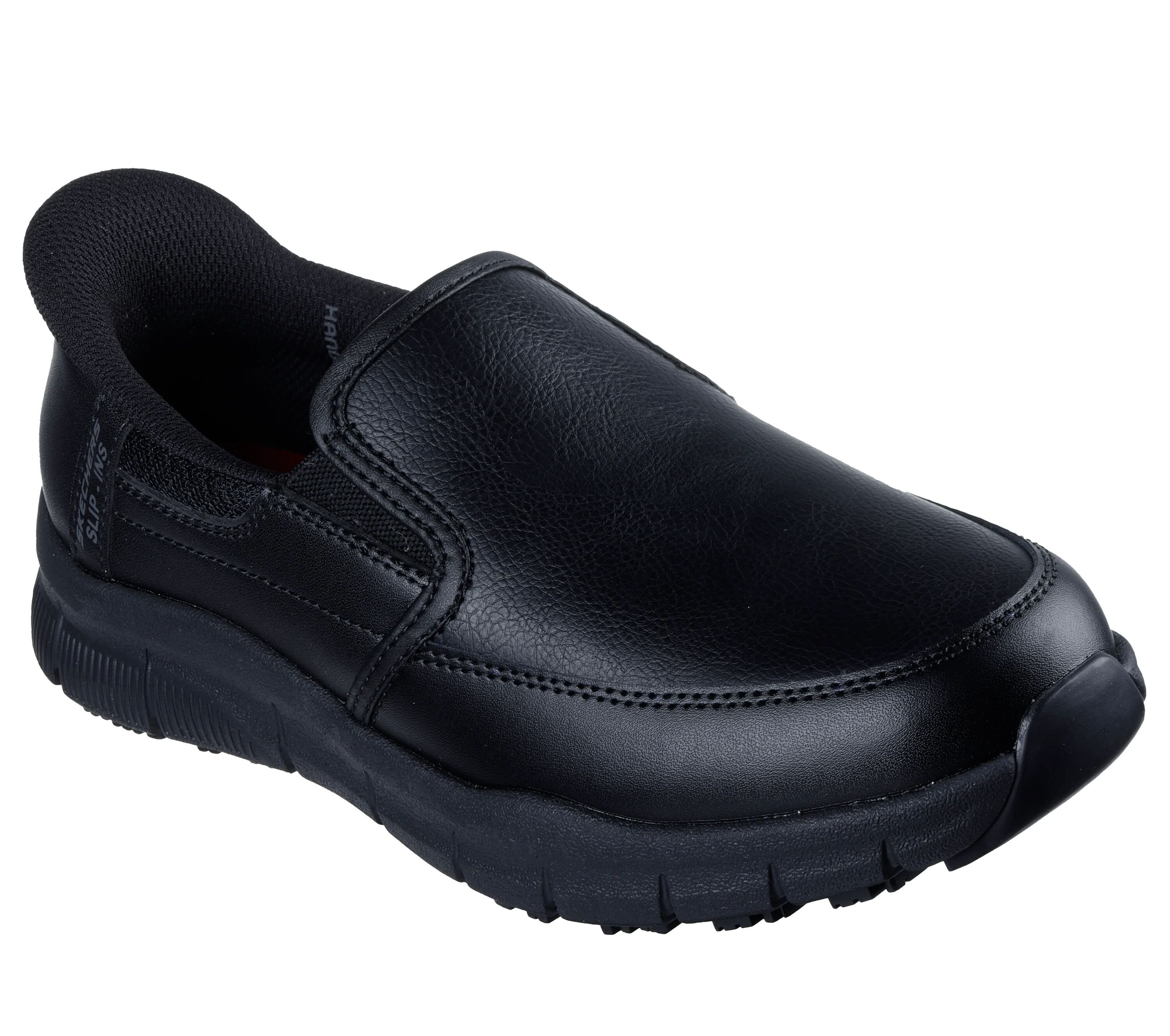 Skechers Women's Slip-ins Work: Nampa - Engus Shoes in Black - 7.5D