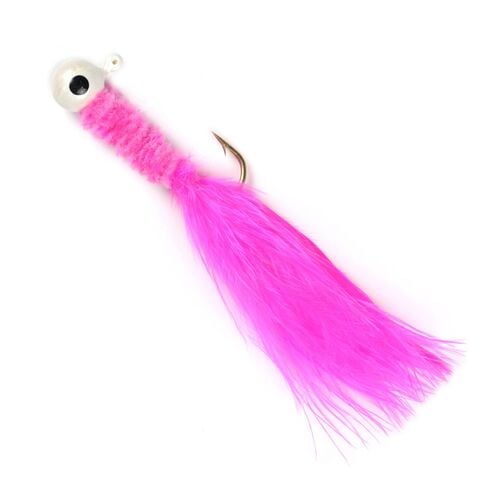 Beetle Bou Jig 1/16 oz - White/Pink/Pink