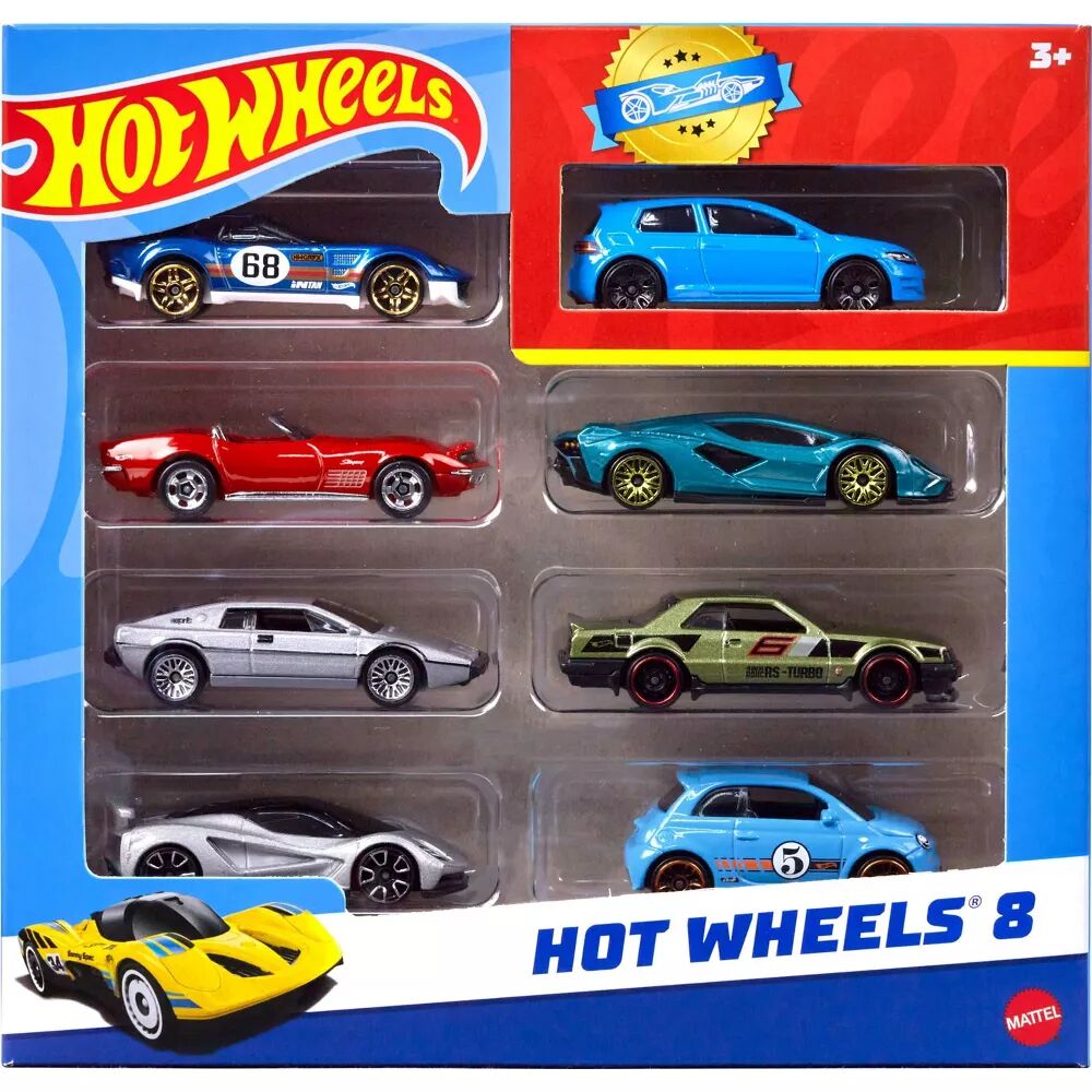 Hot Wheels Cars & Trucks Set with 1 Exclusive Car