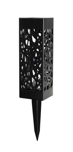 Solar Bollard Pathway Light with Cutouts