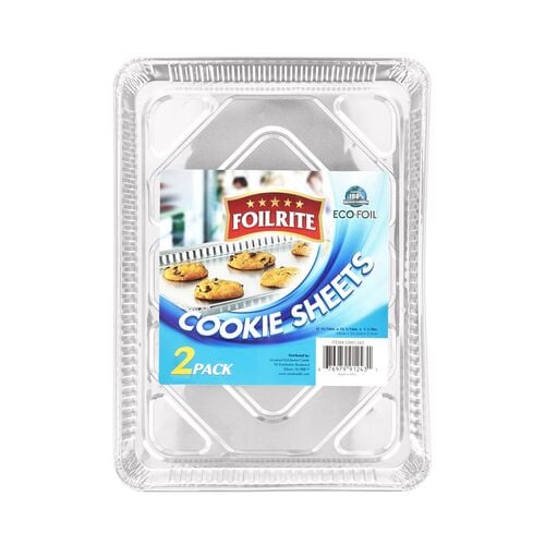 8" Disposable Cookie Sheet Pans - 2-Pack
