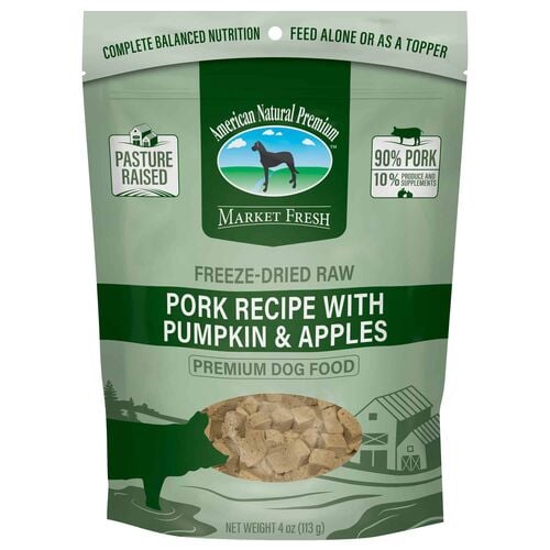 Market Fresh Pork with Pumpkin & Apples Freeze-Dried Dog Food - 4 oz
