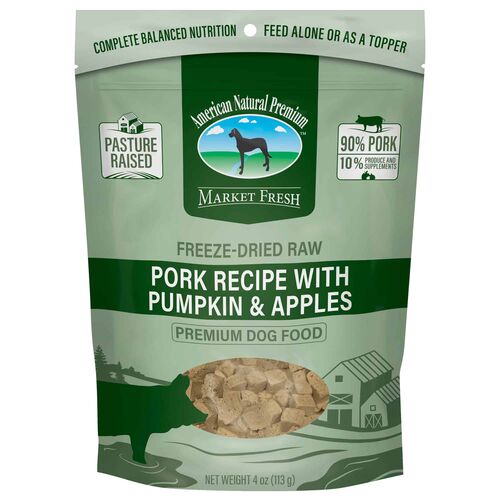 Market Fresh Pork with Pumpkin & Apples Freeze-Dried Dog Food - 4 oz