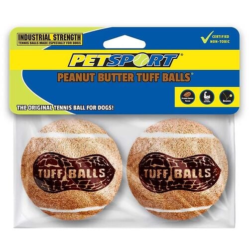 Peanut Butter Tuff Ball 2.5" 2-Pack