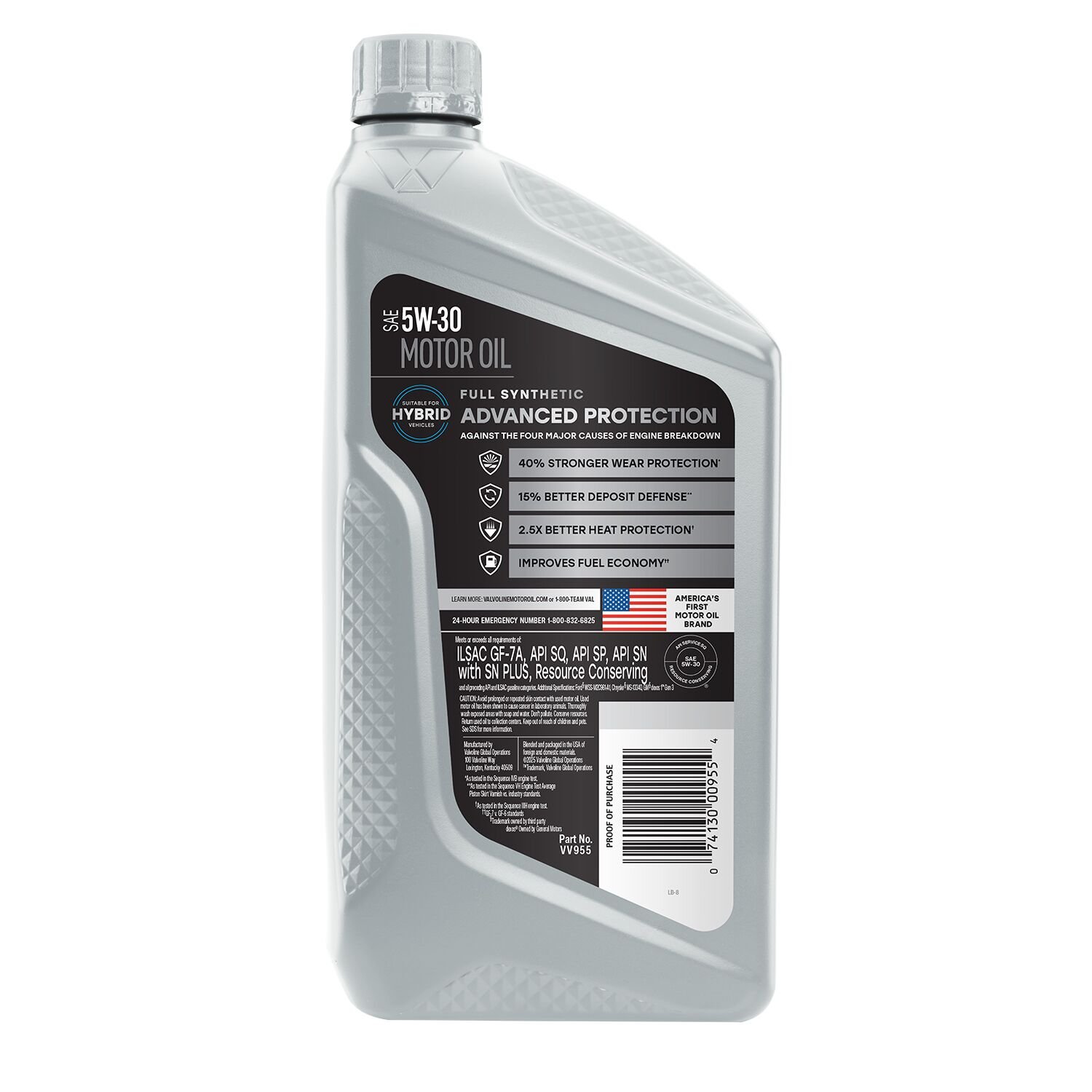 5W-30 Advanced Protection Full Synthetic Motor Oil