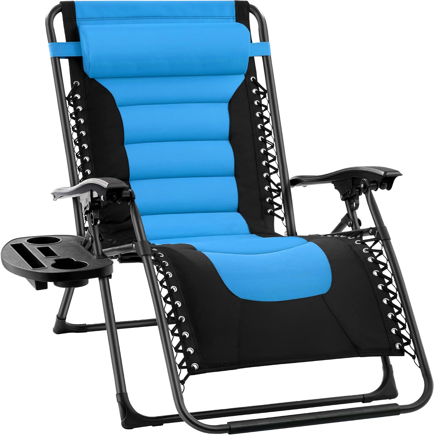 29" Padded Anti-Gravity Chairs with Cup Holder