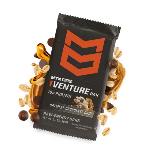 Oatmeal Chocolate Chip Venture Energy Bar - Single Serving
