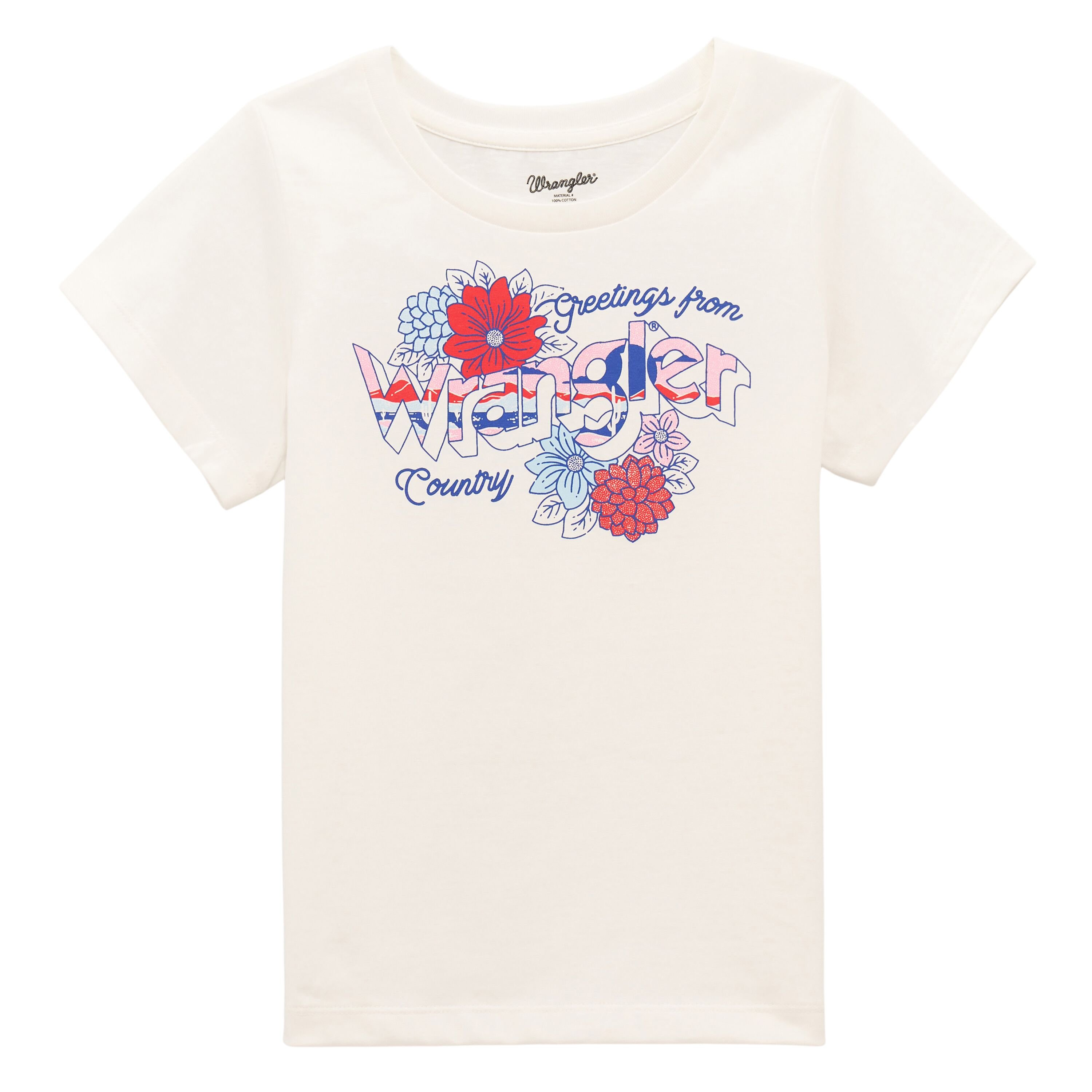 Girl's Americana Greetings Graphic Tee