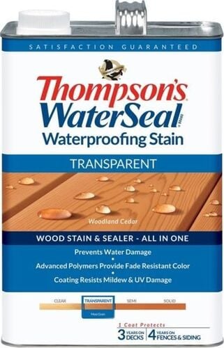Woodland Cedar Transparent Waterproofing Stain - 1 Gallon