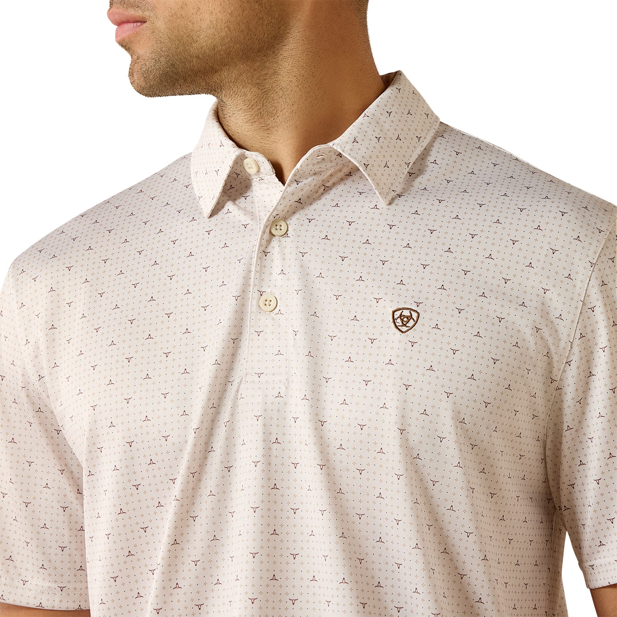 Men's All Over Print Polo