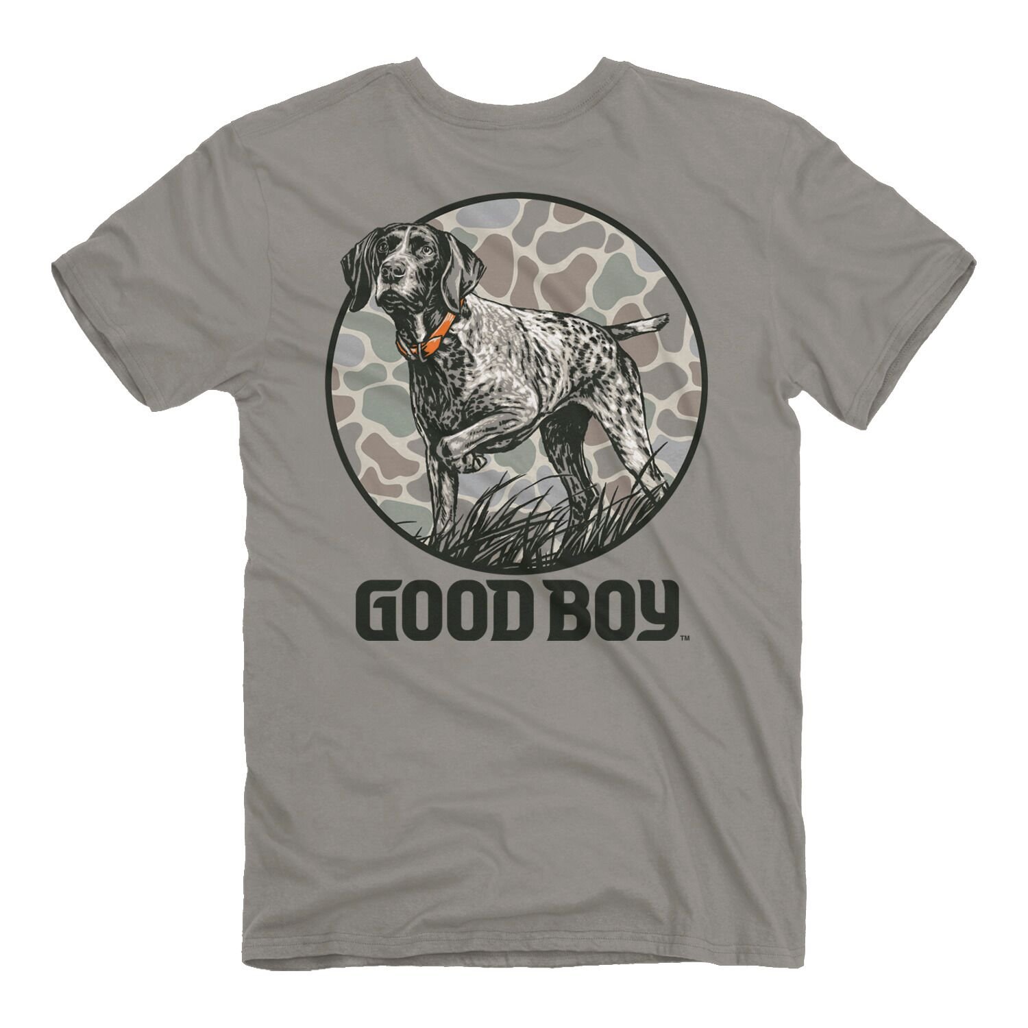 Men's Good Boy Camo Pointer Short Sleeve Graphic T-Shirt