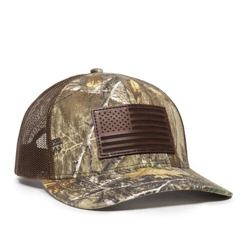 American Flag Camo Cap in Realtree Edge