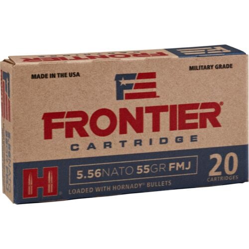 Frontier 5.56 NATO 55 Grain FMJ Ammunition - 20 Rounds