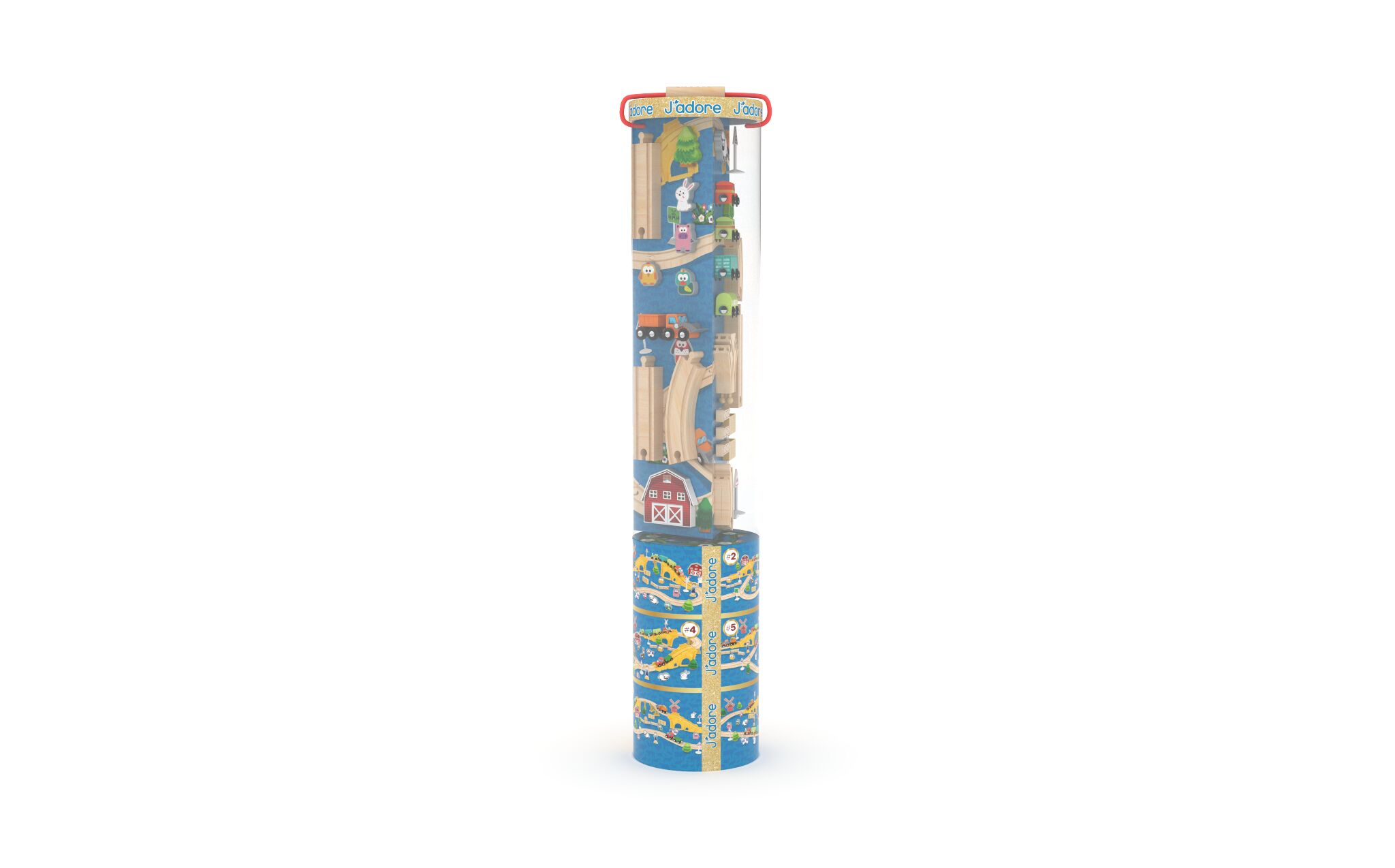 J'Adore Mega Train Tube Playset - Assorted