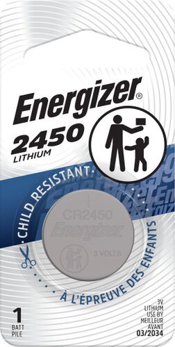 2450 3V Lithium Coin Cell Battery - 1 Pack