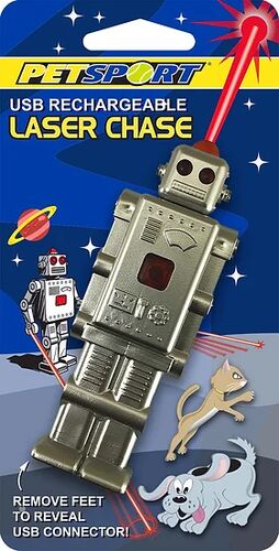 Laser Chase Robot Dog Toy