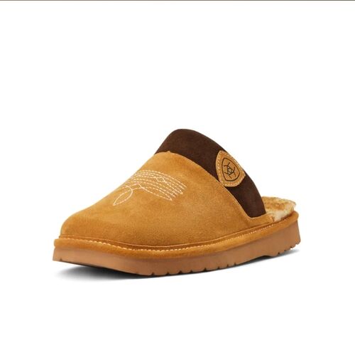 Men's Silversmith Square Toe Slippers in Chestnut - Assorted Sizes