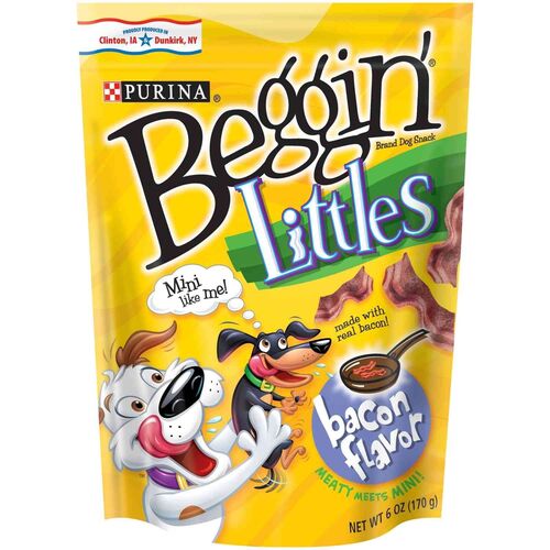 Beggin' Littles Bacon Flavor Dog Treats - 6 oz