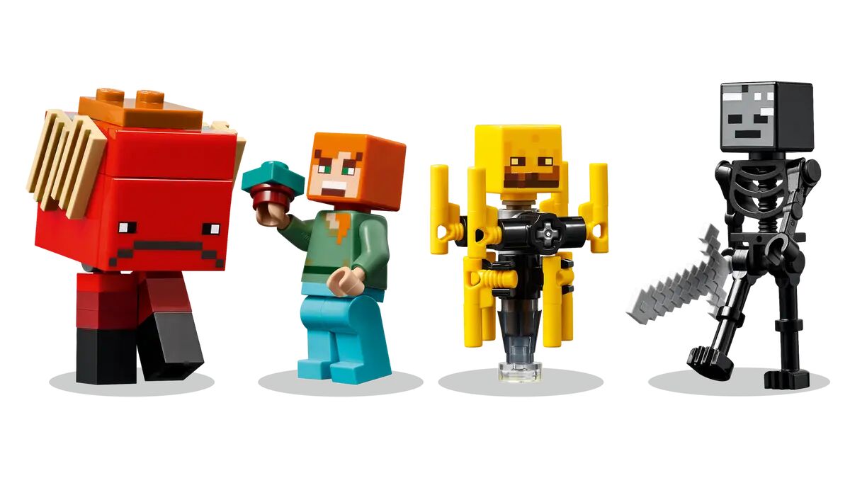 LEGO Minecraft The Nether Lava Battle