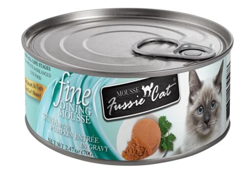 Fine Dining Mousse Tuna with Pumpkin Wet Cat Food - 2.47 oz