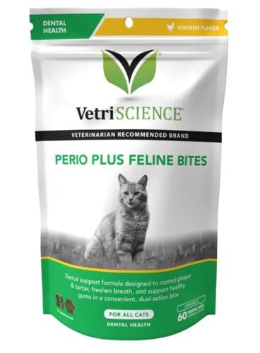 Perio Plus Cat Teeth Cleaning Bites - 60-Count