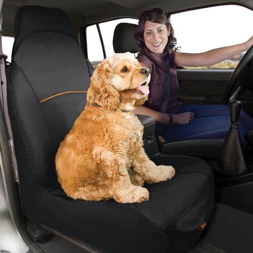 Waterproof Co-Pilot Car Seat Cover for Pets in Black