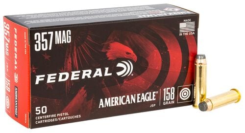 American Eagle 357 Magnum 158 Grain JSP Ammunition - 50 Rounds