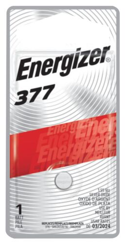 377 1.5V Silver Oxide Button Battery - 1 Pack