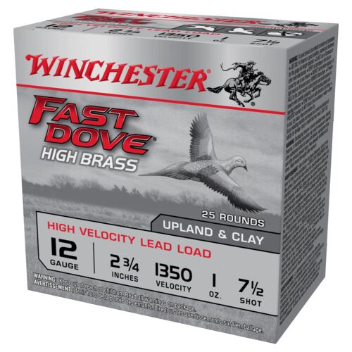 Fast Dove 12 Gauge 2.75" #7.5 Shotshells - 25 Rounds