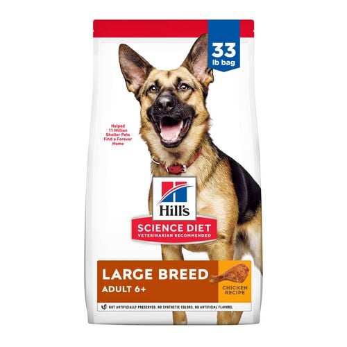 Adult 6+ Large Breed Chicken Dog Food
