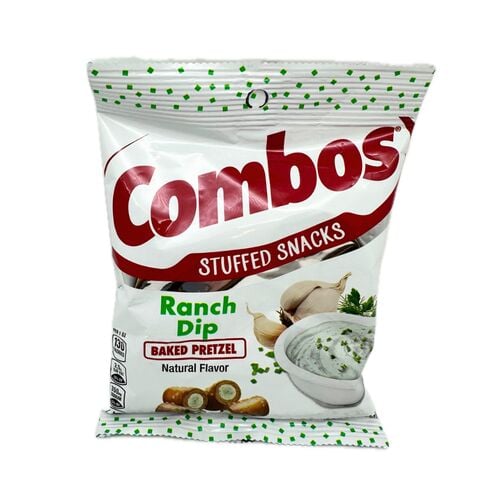 Ranch Dip Flavored Baked Pretzel Stuffed Snacks