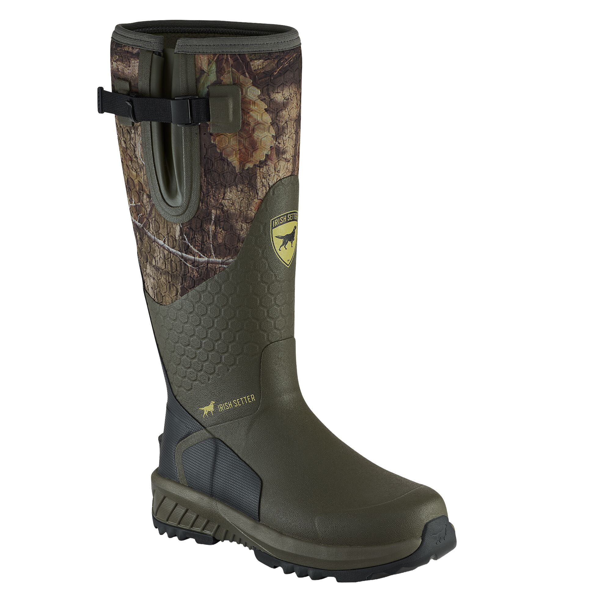 Unisex 17" Waterproof Full Fit Rubber Pull-On Boot