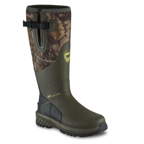 Unisex 17" Waterproof Full Fit Rubber Pull-On Boot