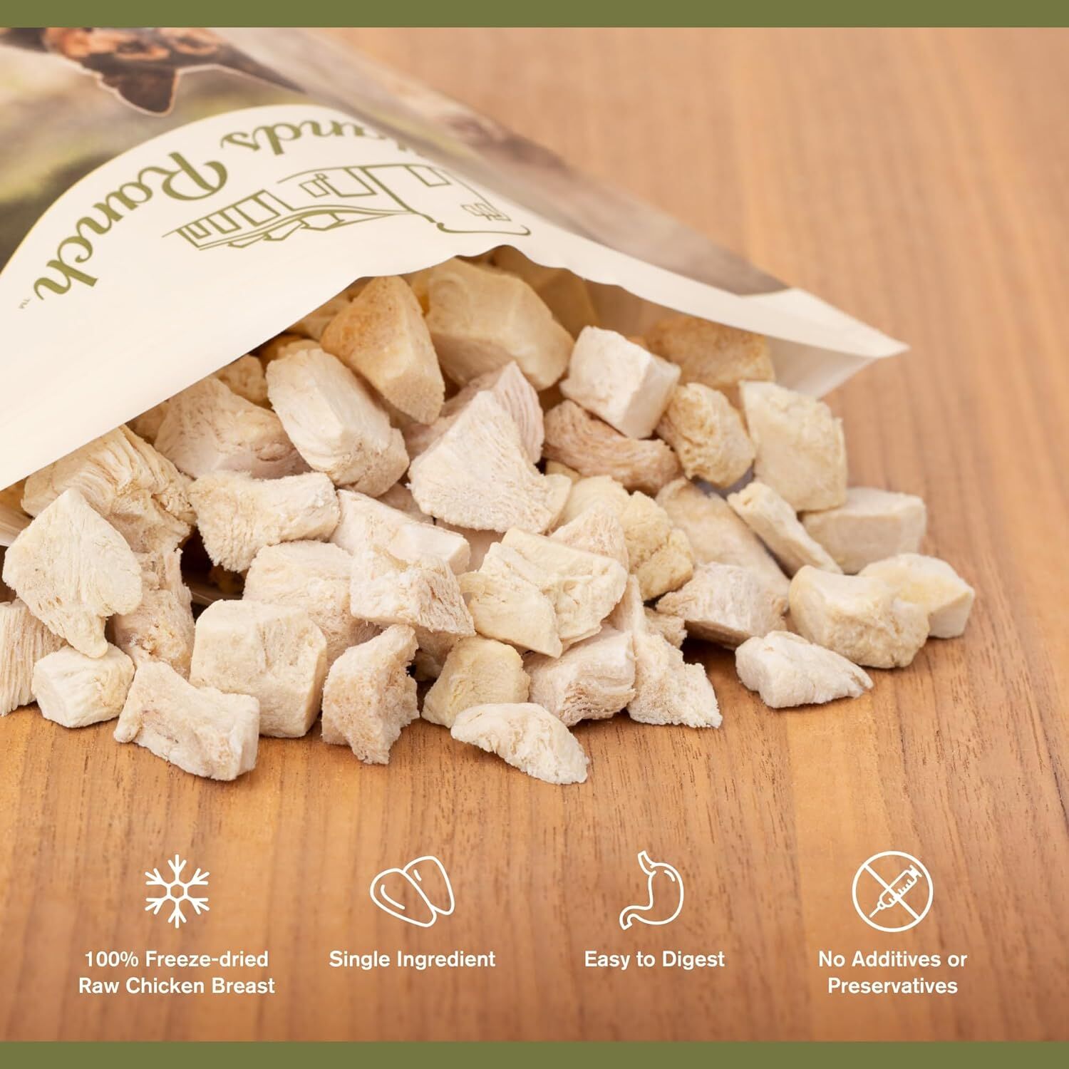 Badlands Ranch Grain-Free Freeze-Dried Raw Dog Treats in Chicken