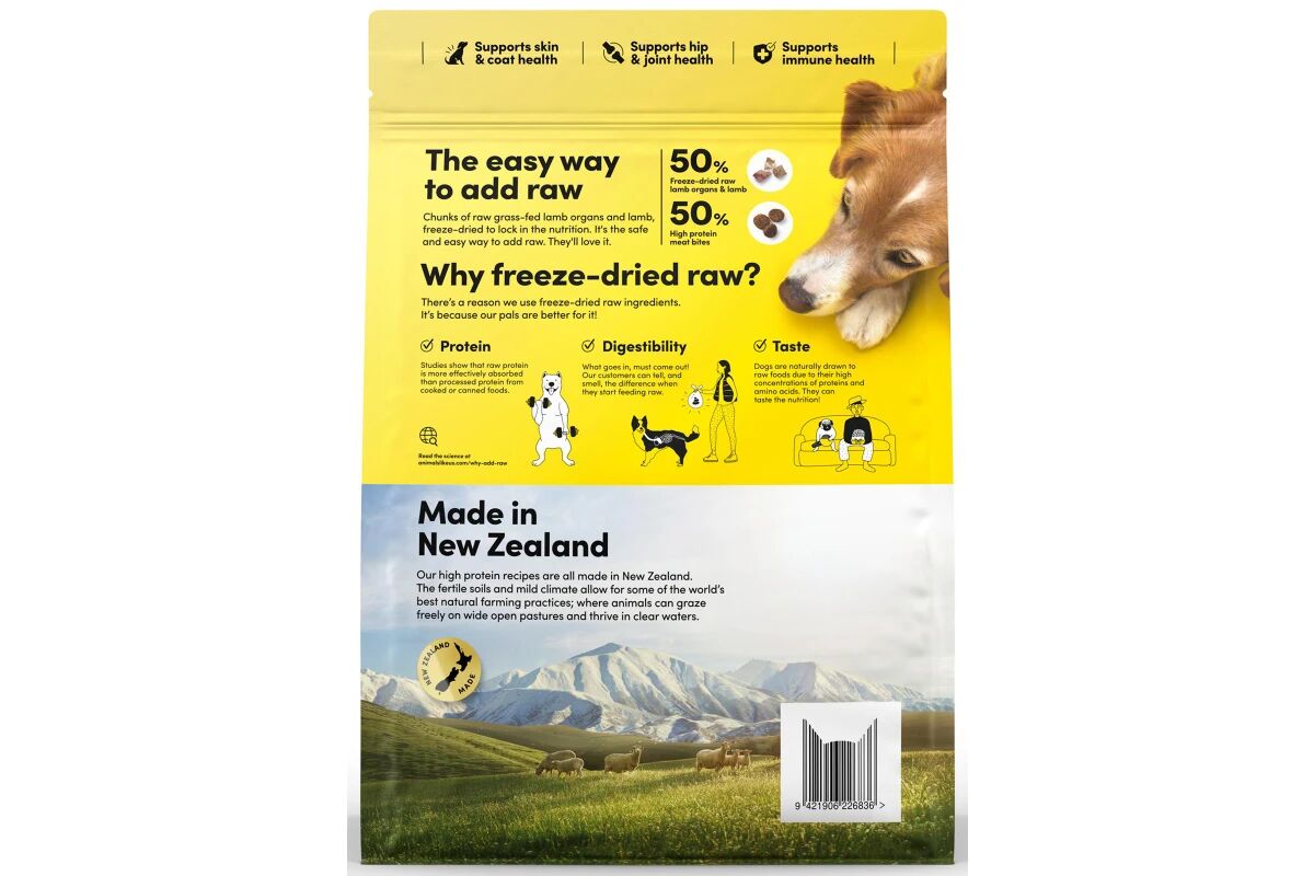 RawMix50 with Grass-Fed Lamb Freeze-Dried Raw Dog Food