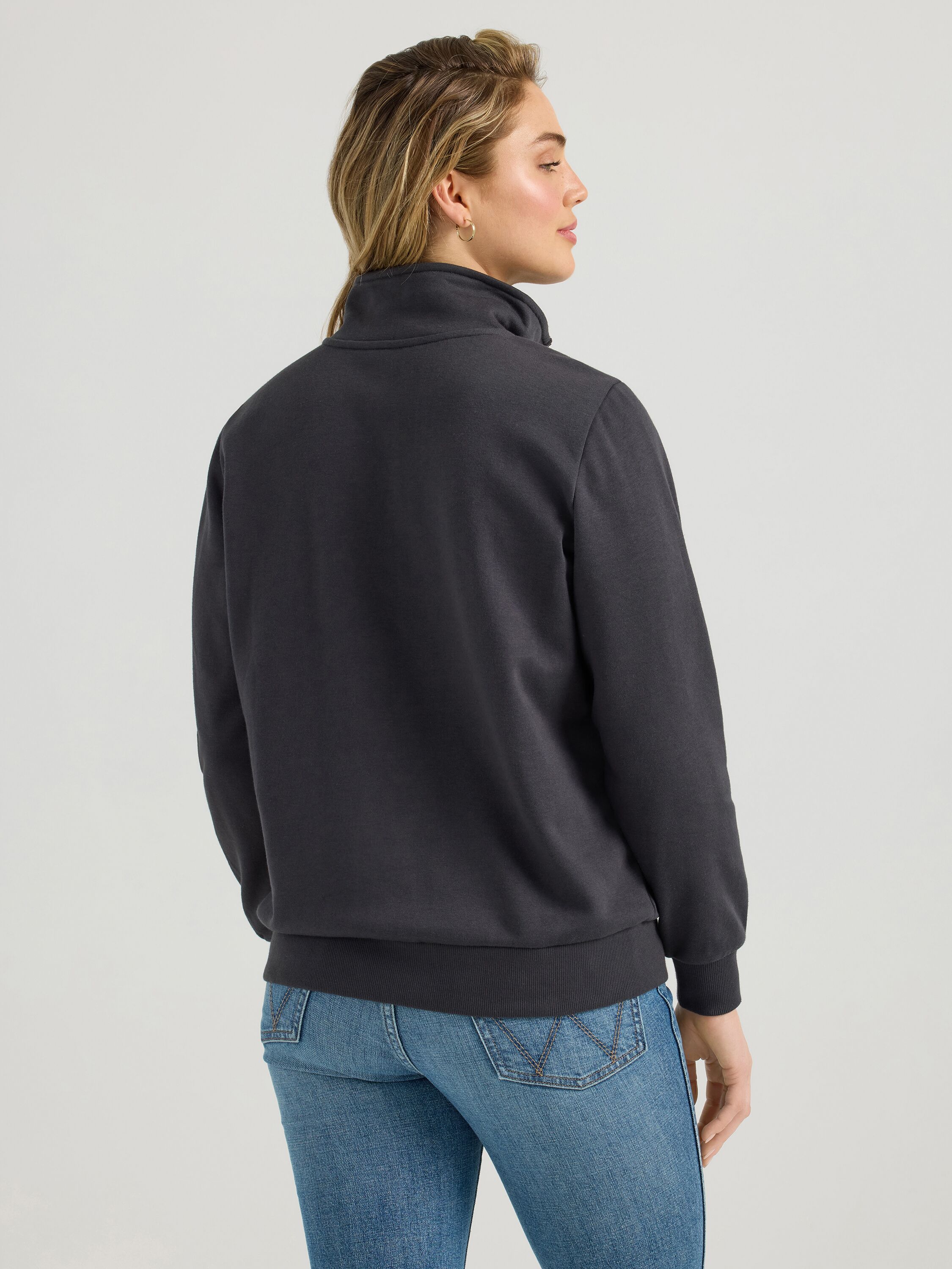 Women's Long Live Cowboys Quarter Zip Pullover