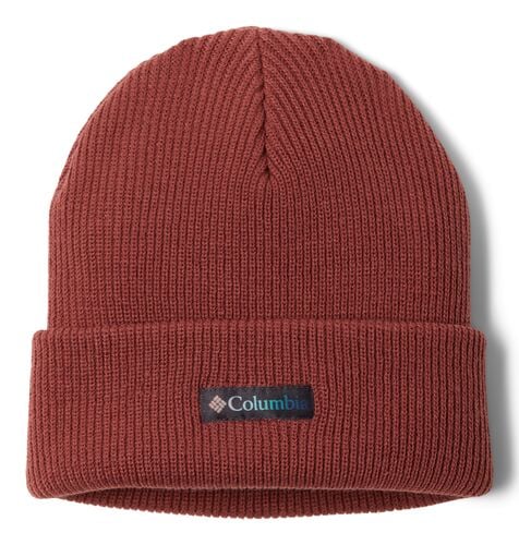 Whirlibird Cuffed Beanie in Beetroot