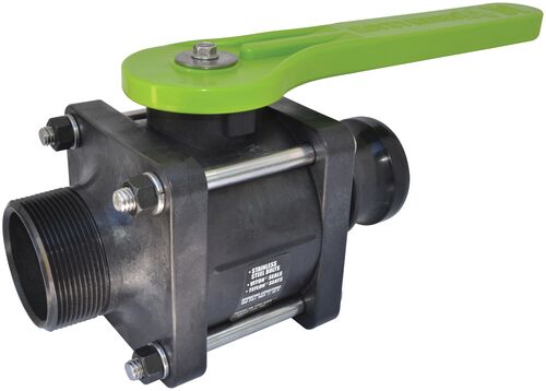 2" MPT X 2" QC Locking Handle Valve