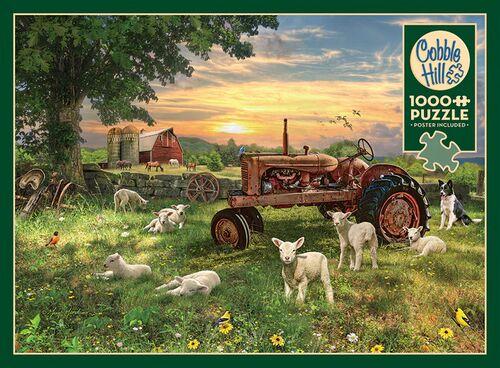 Field at Sunrise Multicolored Puzzle - 1000 Pieces