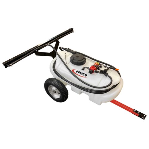 15 Gallon Trailer Sprayer with 2 Nozzle Boom - 1.2 GPM Pump