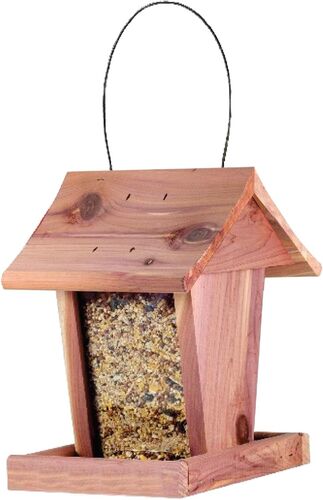 Cedar Hopper Bird Feeder