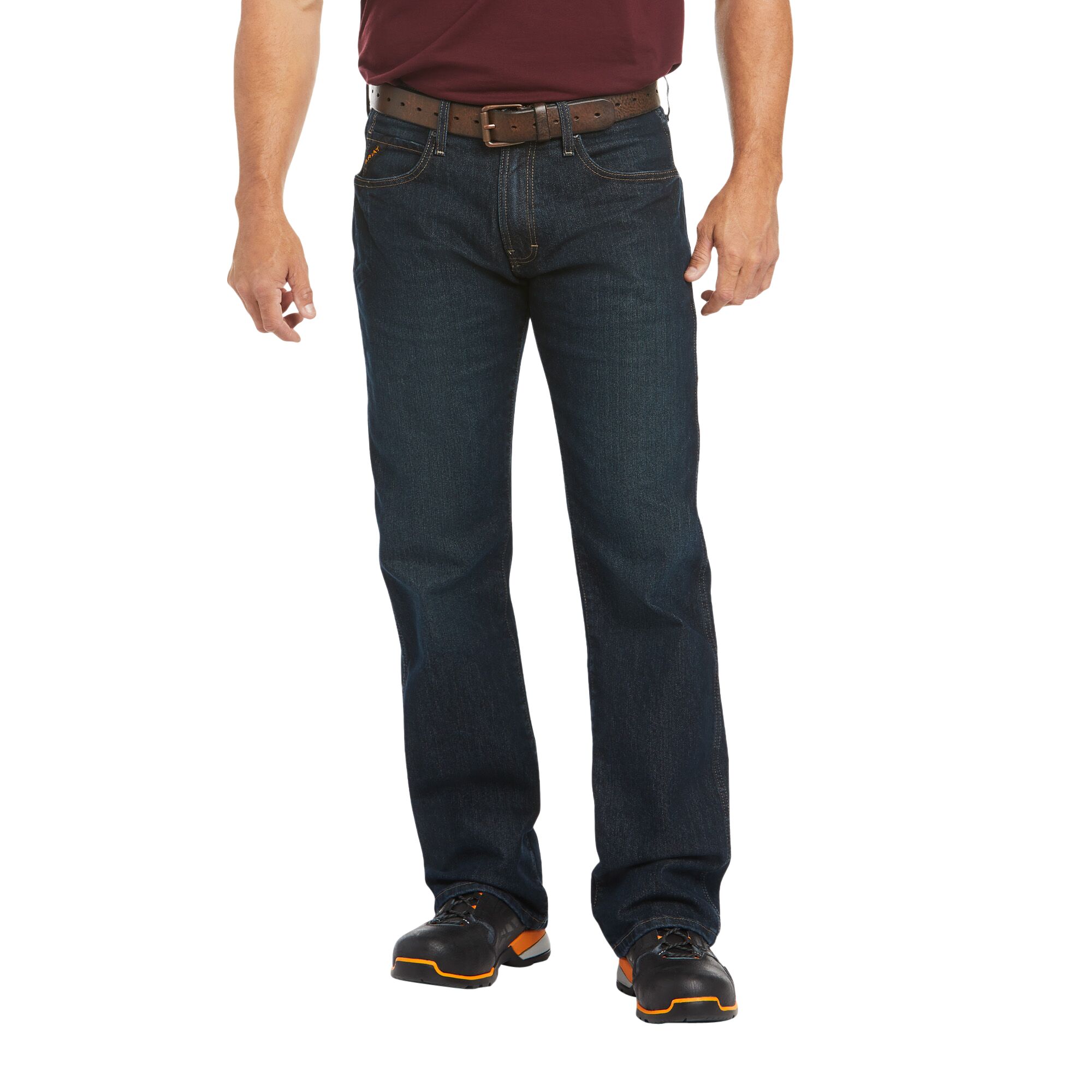 Men's M5 Rebar Straight DuraStretch Edge Stackable Straight Leg Jean in Blackstone